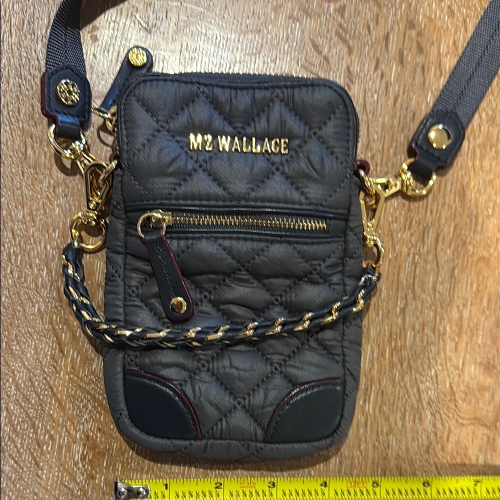 MZ Wallace Black Quilted Crossbody Bag - Picture 6 of 7